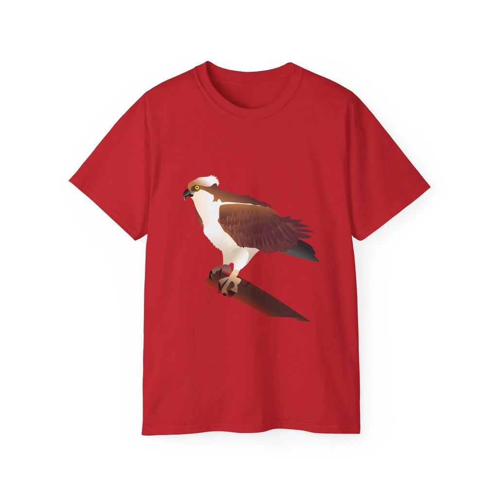 Eagle Hawk Bird Branch Nature Media | Custom Graphic T-Shirt