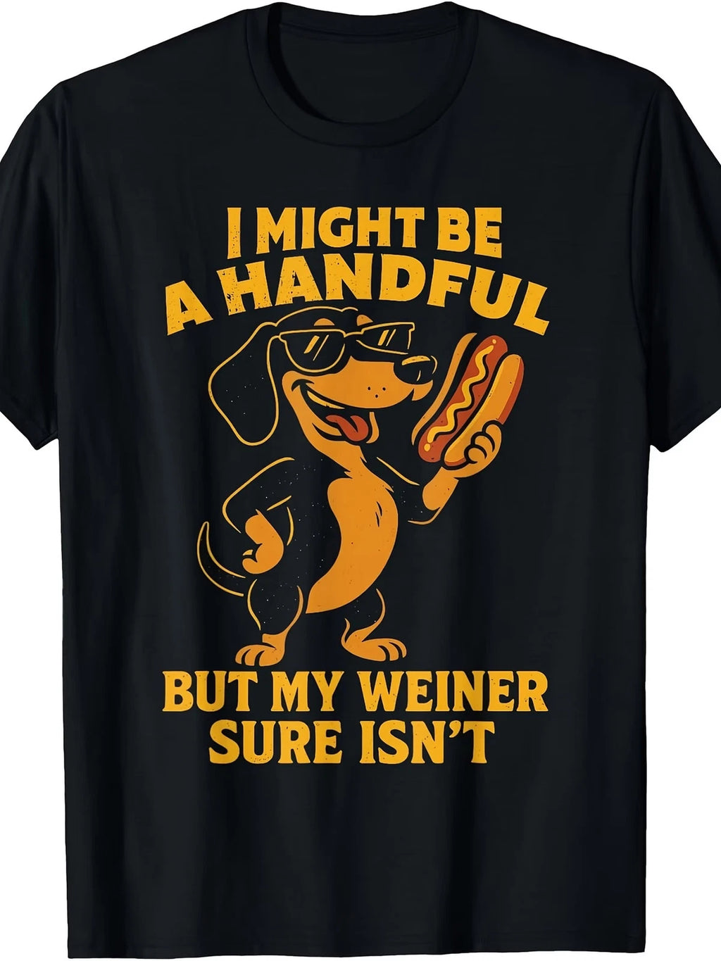 Funny Inappropriate Humor T-Shirt - Crude Cringey Offensive Joke Graphic Tee wit