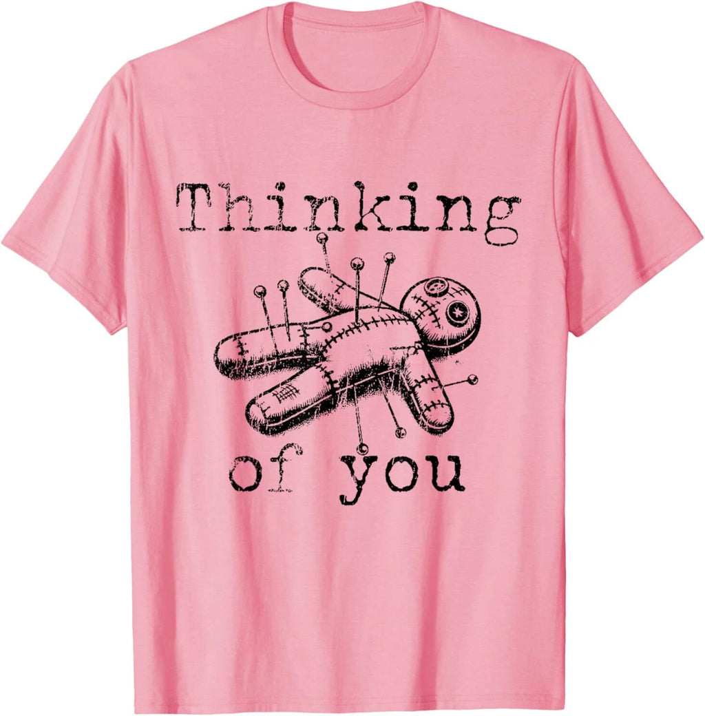 Thinking Of You Funny Vintage Voodoo Doll T-Shirt