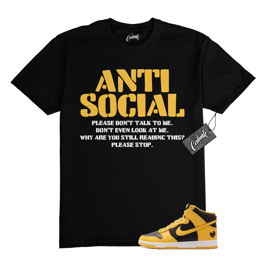 Dunk Tang Pollen Yellow Gold Black White High 2024 T Shirt to Match AS