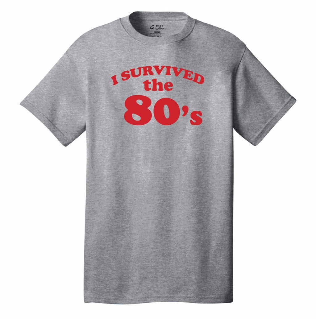 I survived the 80's funny cool retro t-shirt classic remember the good ol' days