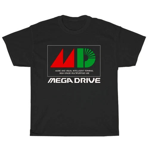 Mega Drive Retro Logo American Men's T-Shirt Funny Size S to 5XL