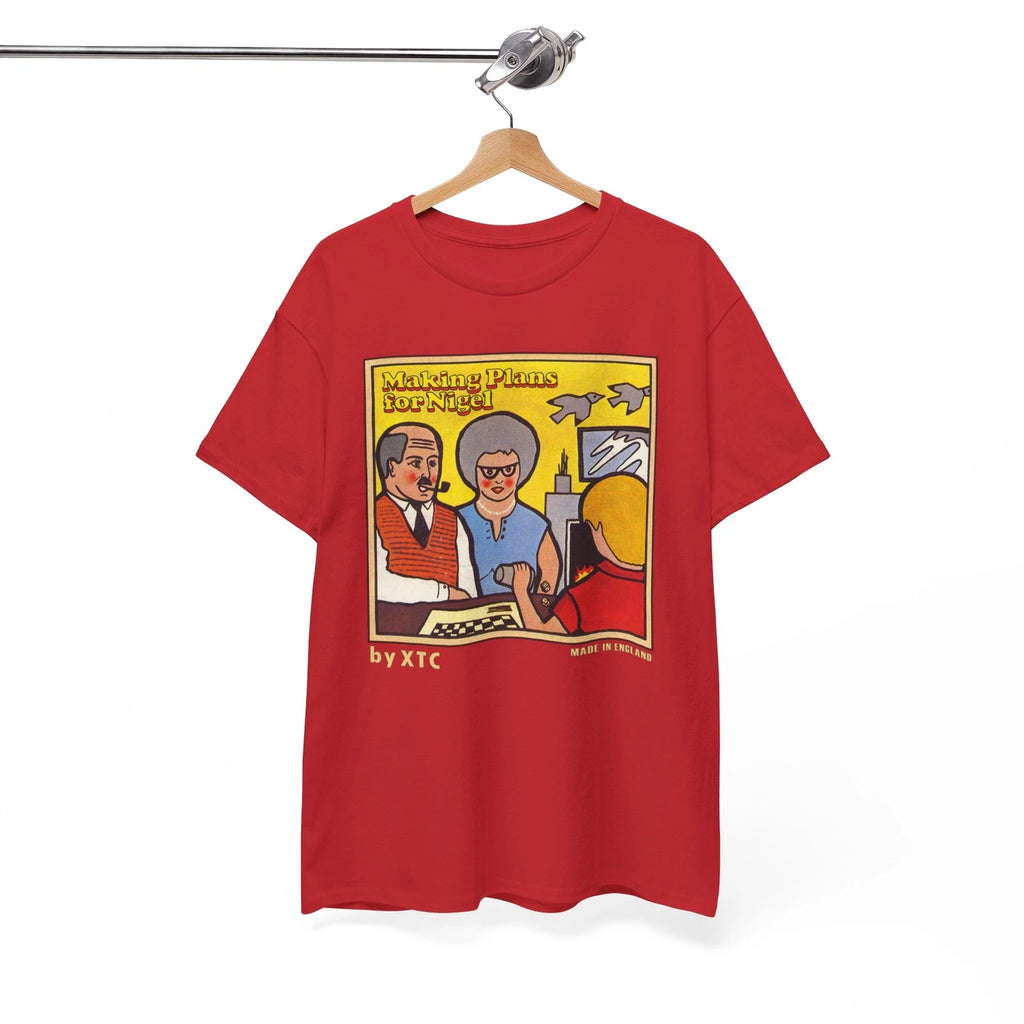 XTC Making Plans For Nigel T-shirt, New Wave Rock Music Retro Unisex Tee