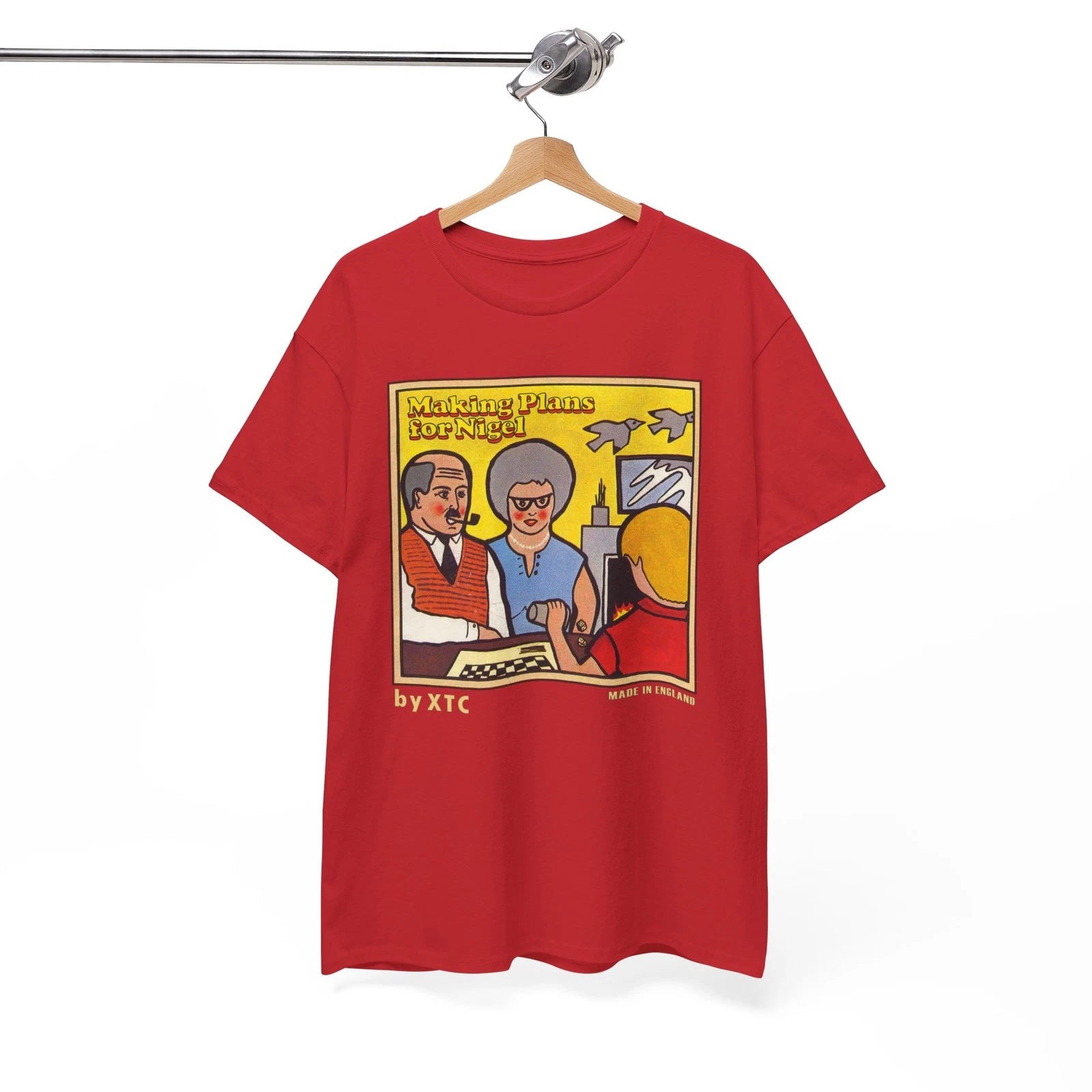 XTC Making Plans For Nigel T-shirt, New Wave Rock Music Retro Unisex Tee
