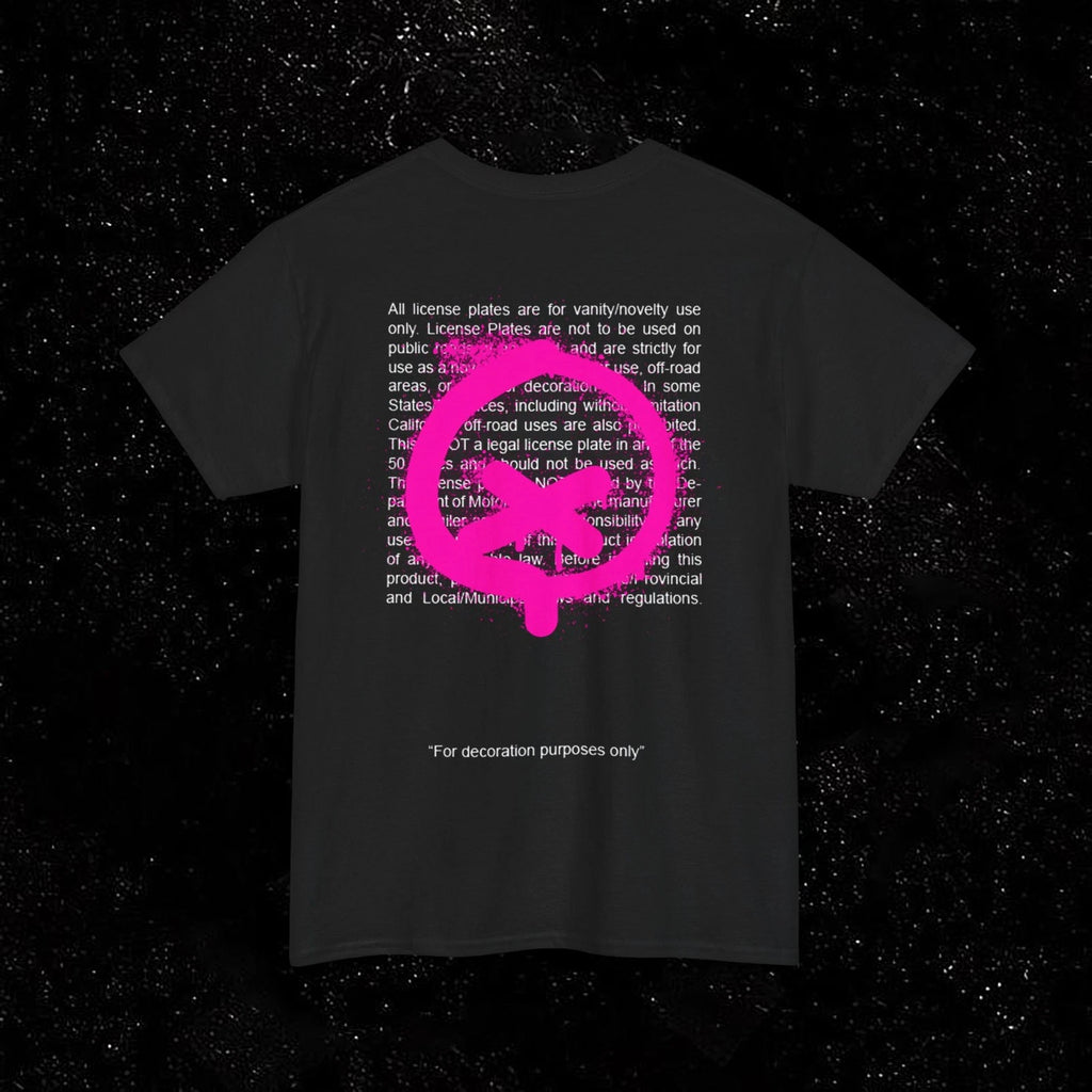 Quiet Club Racing - Street Racing Disclaimer Pink Version Unisex Tee T-Shirt