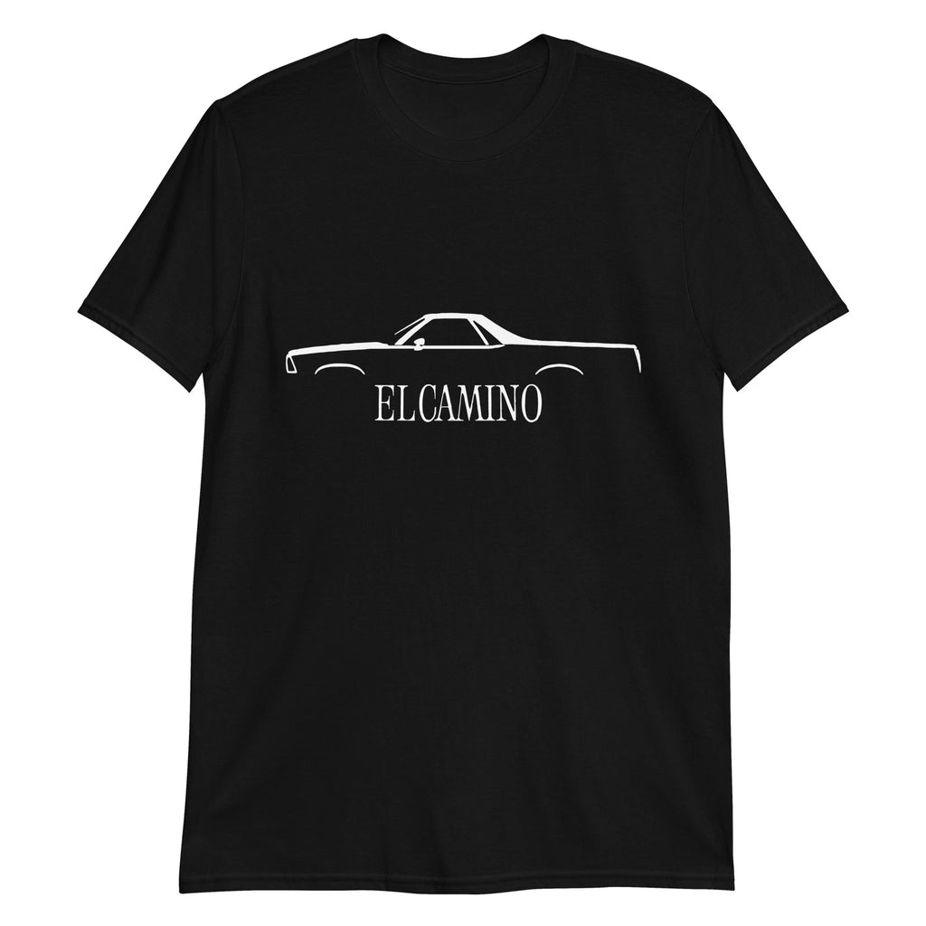Chevy El Camino 5th Generation 1978 Classic Car Silhouette Short-Sleeve T-Shirt
