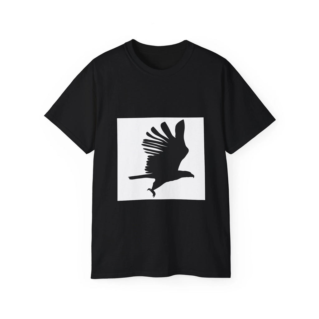 Eagle Silhouette Bird Symbol Animal Sign | Custom Graphic T-Shirt