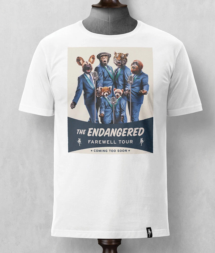 Dirty Velvet Clothing - Organic 'The Endangered' T-shirt (S & XXL)