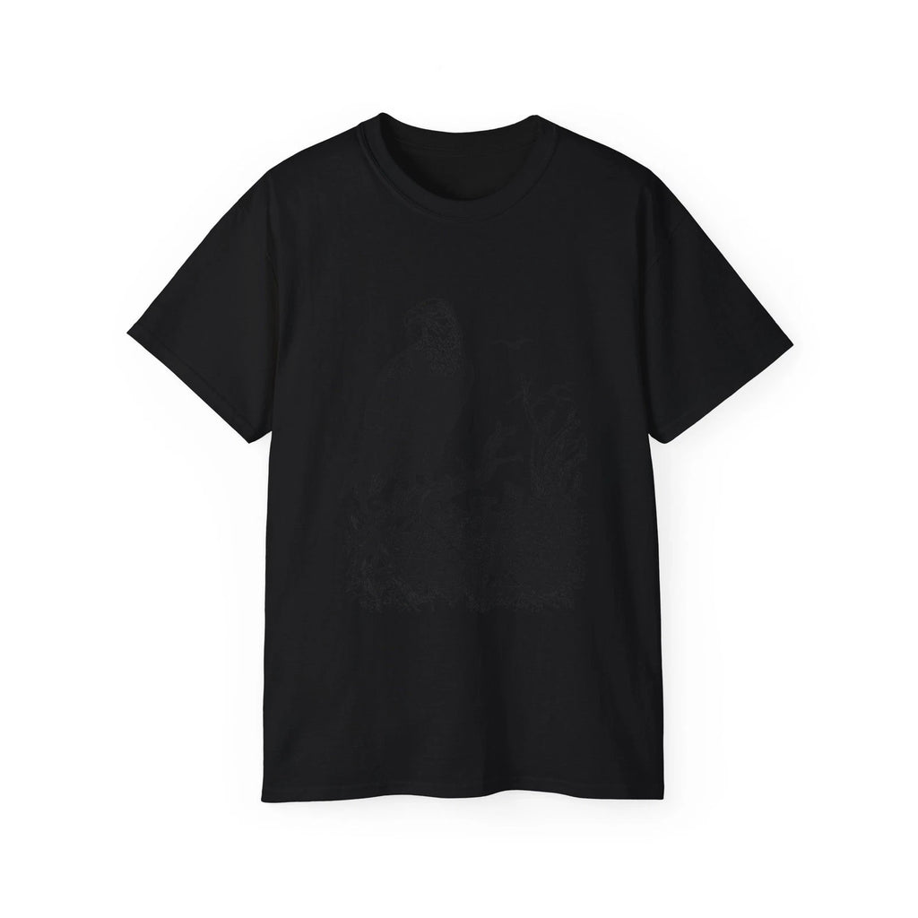 Eagle Nature Nest Line Art Birds Animals | Custom Graphic T-Shirt