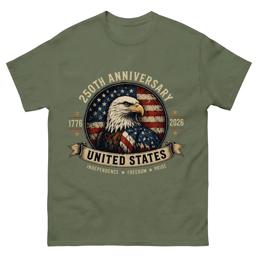 250th-Anniversary-United-States-Shirt,-Patriotic-Eagle-T-Shirt,-America-1776