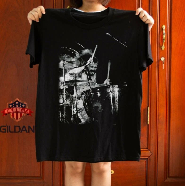 John Bonham Legend Drummer Poster Unisex T-Shirt Size S-5XL