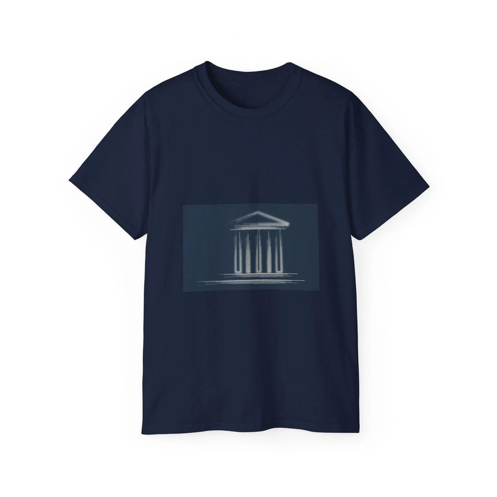 Temple Architecture Museum Ancient Greece | Custom Graphic T-Shirt