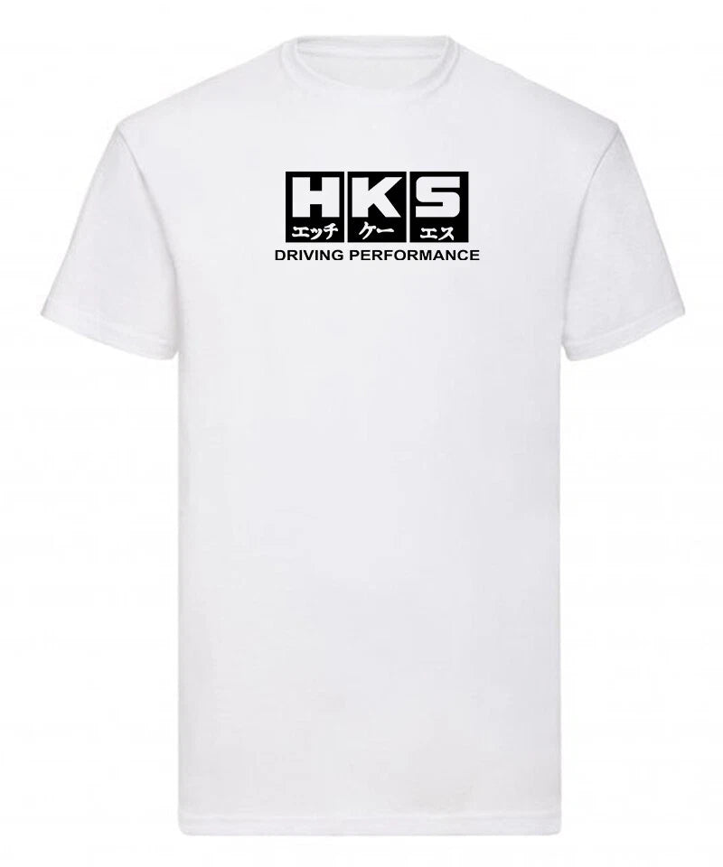 HKS Japanese Logo Unisex T Shirt - Jap JDM Performence Power - S, M, L, XL, XXL