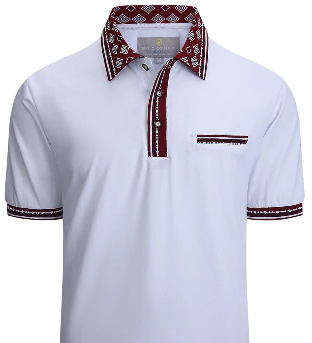 Men's Luxurious Fine Cotton Polo Shirt,Italian Style,Stretch M to 3XL….C8.A