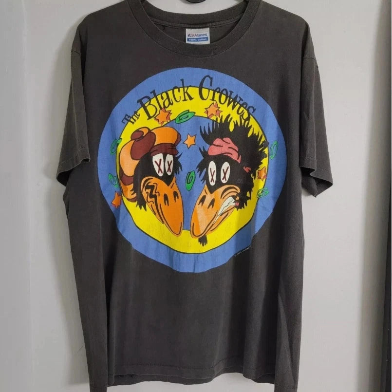 VTG The Black Crowes 1992 High As The Moon Tour Black S to 5XL Shirt