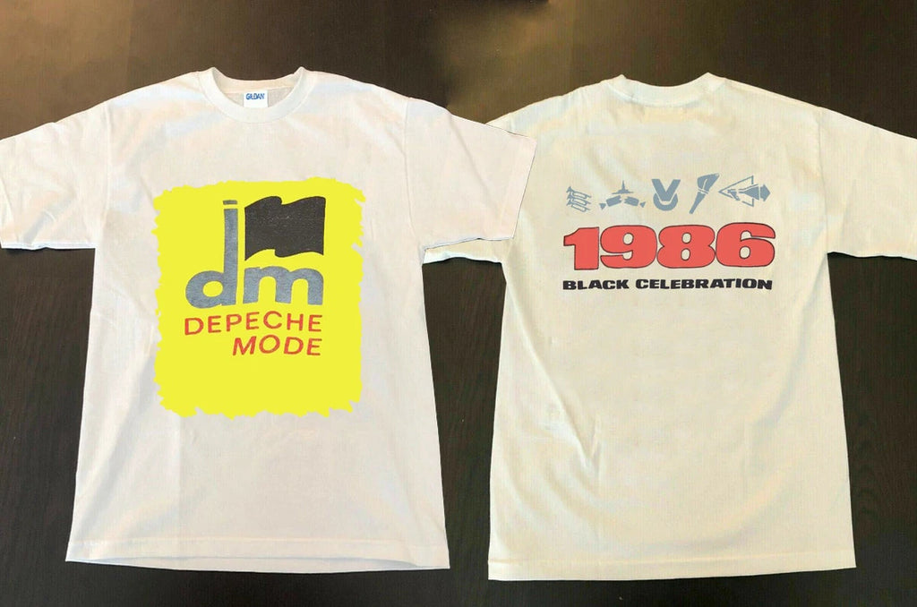 Vtg Black Celebration 1986 Depeche Mode Rare Tour T-Shirt
