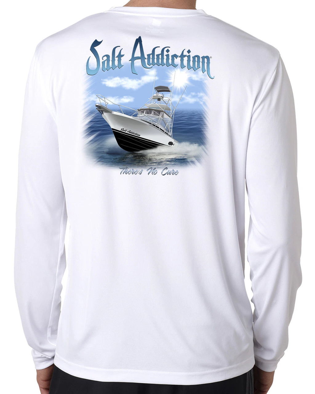 Salt Addiction microfiber ocean fishing trolling long sleeve t shirt 50+ uv
