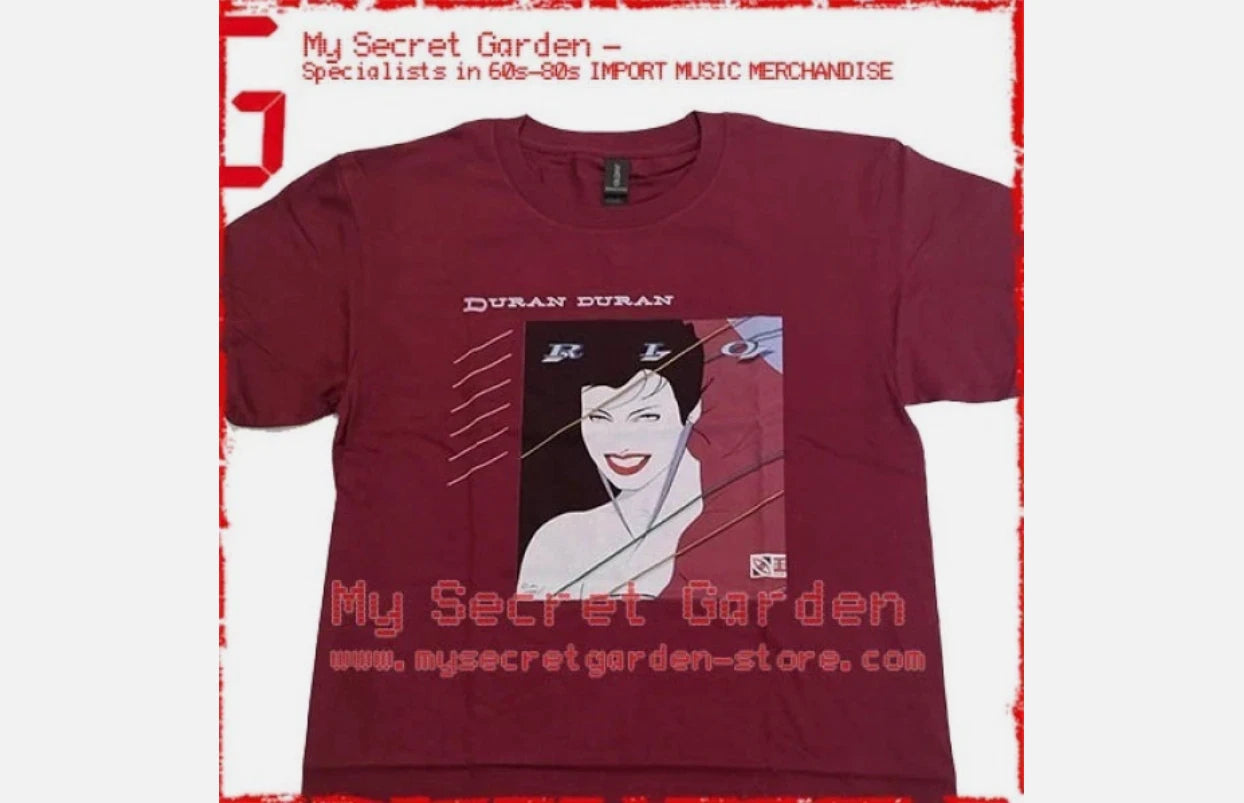Hot Rare Duran Duran Band Band Rio Maroon Colour S to 5XL Unisex Shirt
