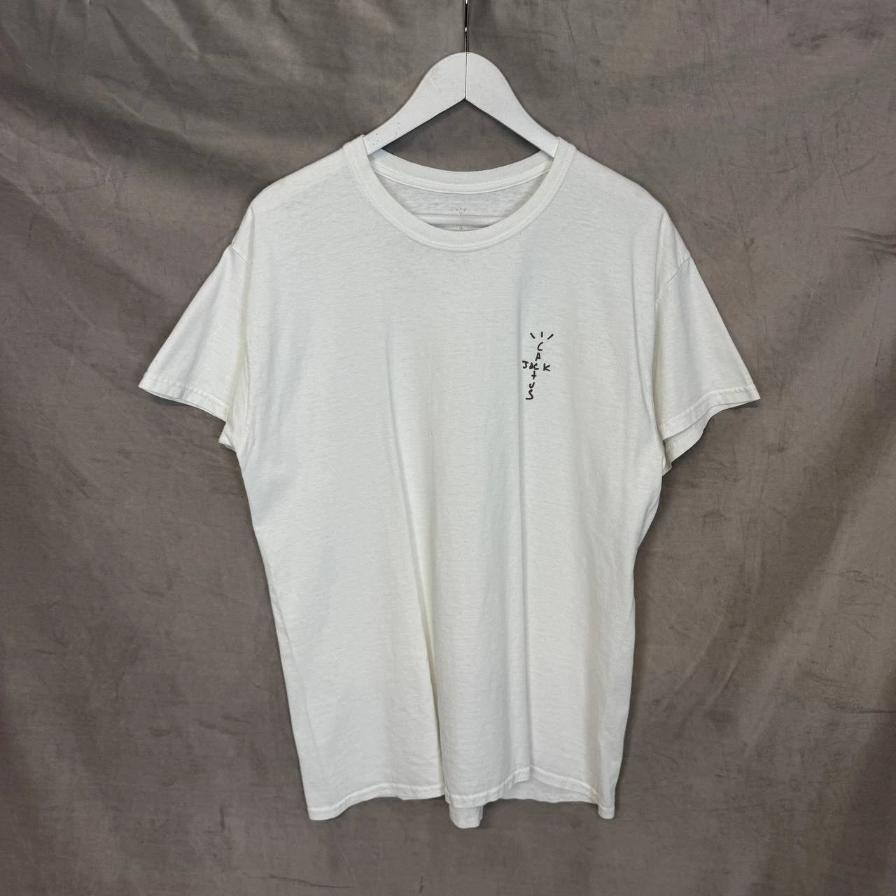Travis Scott Cactus Jack Minimal Logo T-Shirt – Size L Authentic Travis Scott