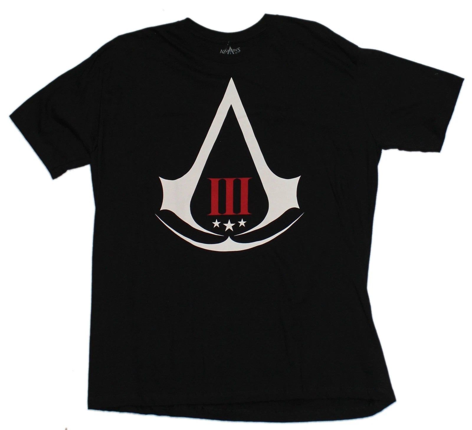 Assassin's Creed III Adult New T-Shirt - Simple III 3 Logo