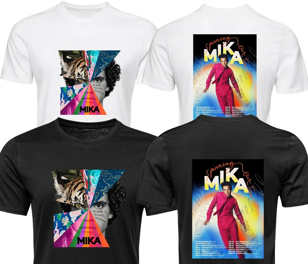 Mika t shirt Spinning Out Tour UK EU Music Inspired Unisex Adult kids tee tops