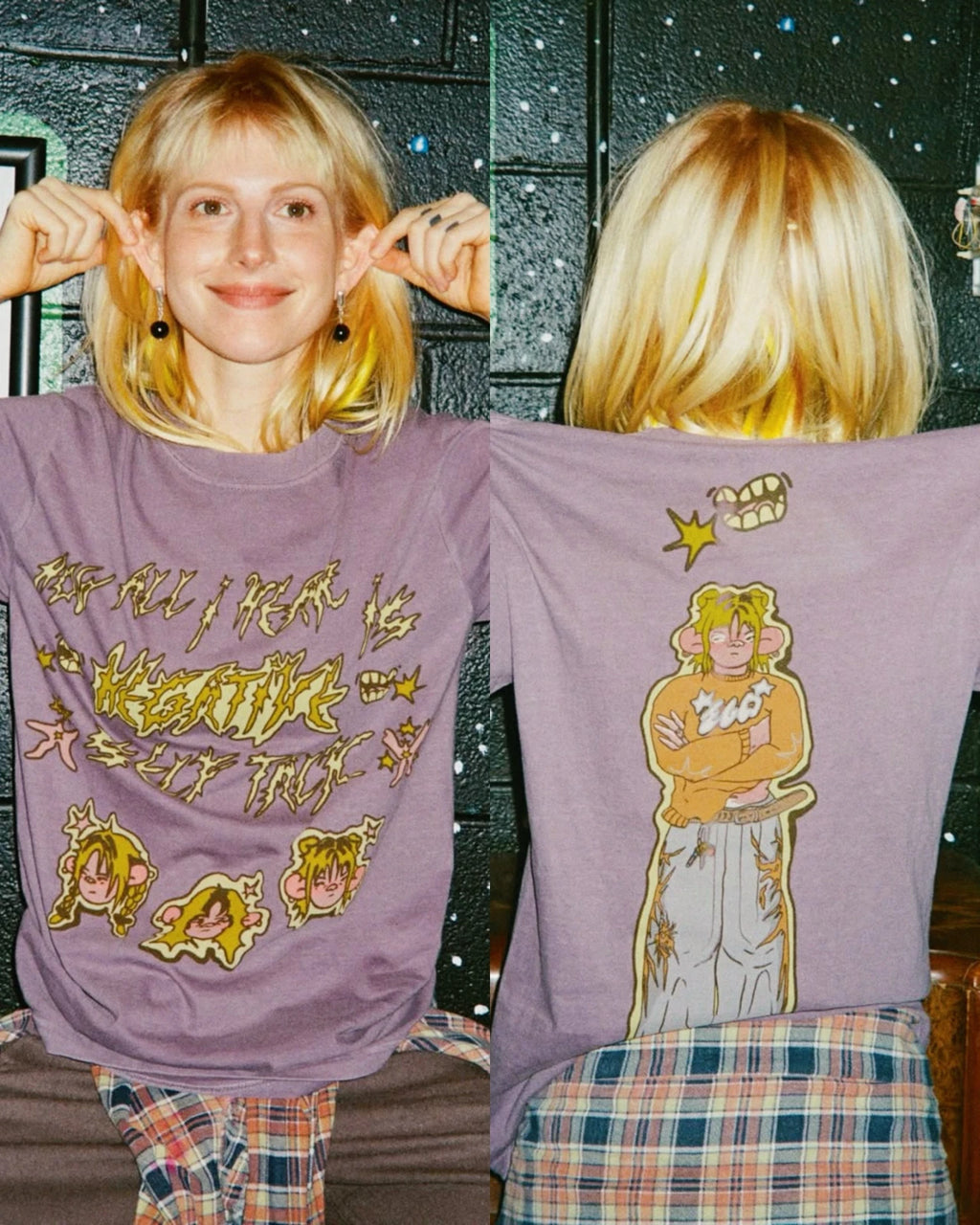 Hayley Williams Tour Merch Self Talk Tee Size S-5XL