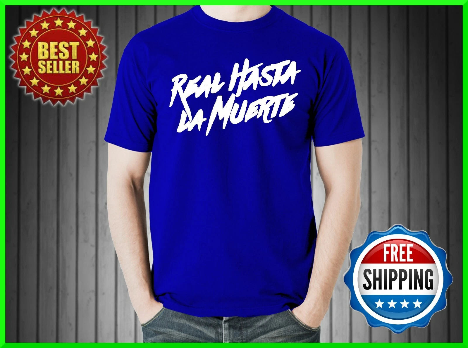 ANUEL AA SHIRT REAL HASTA LA MUERTE ANUEL CAMISA MIAMI PUERTO RICO PREMIUM SHIRT