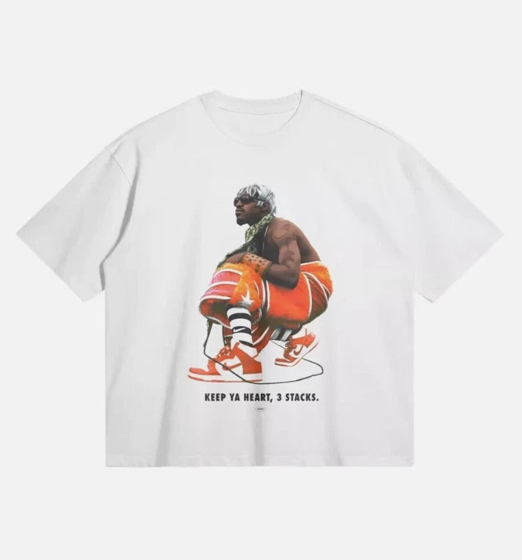 Andre 3000 T-Shirt, Andre 3000 Keep Ya Heart Tee, 3 Stacks Tee, Vintag