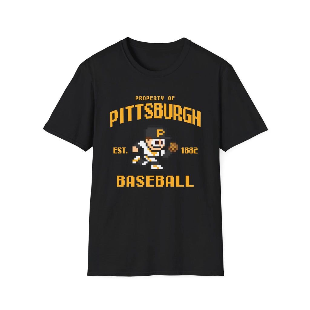 Pittsburgh Baseball Retro Gaming 8-bit Unisex T-shirt