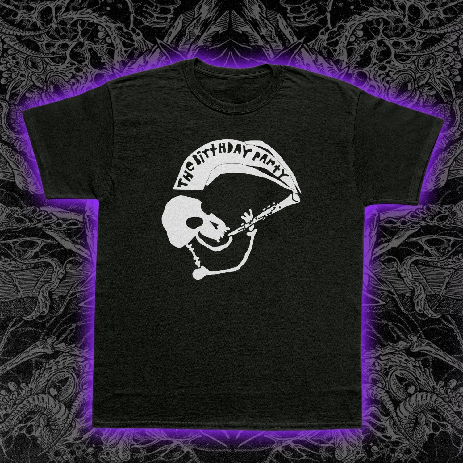 The Birthday Party Nick Cave T-Shirt Post-Punk Goth Rock Alt Music Tee S-5XL