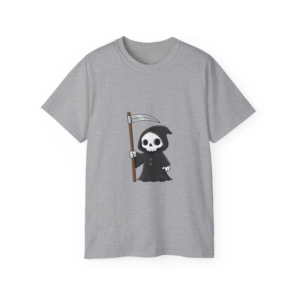 Cartoon Skull Grim Reaper Skeleton Death | Custom Graphic T-Shirt