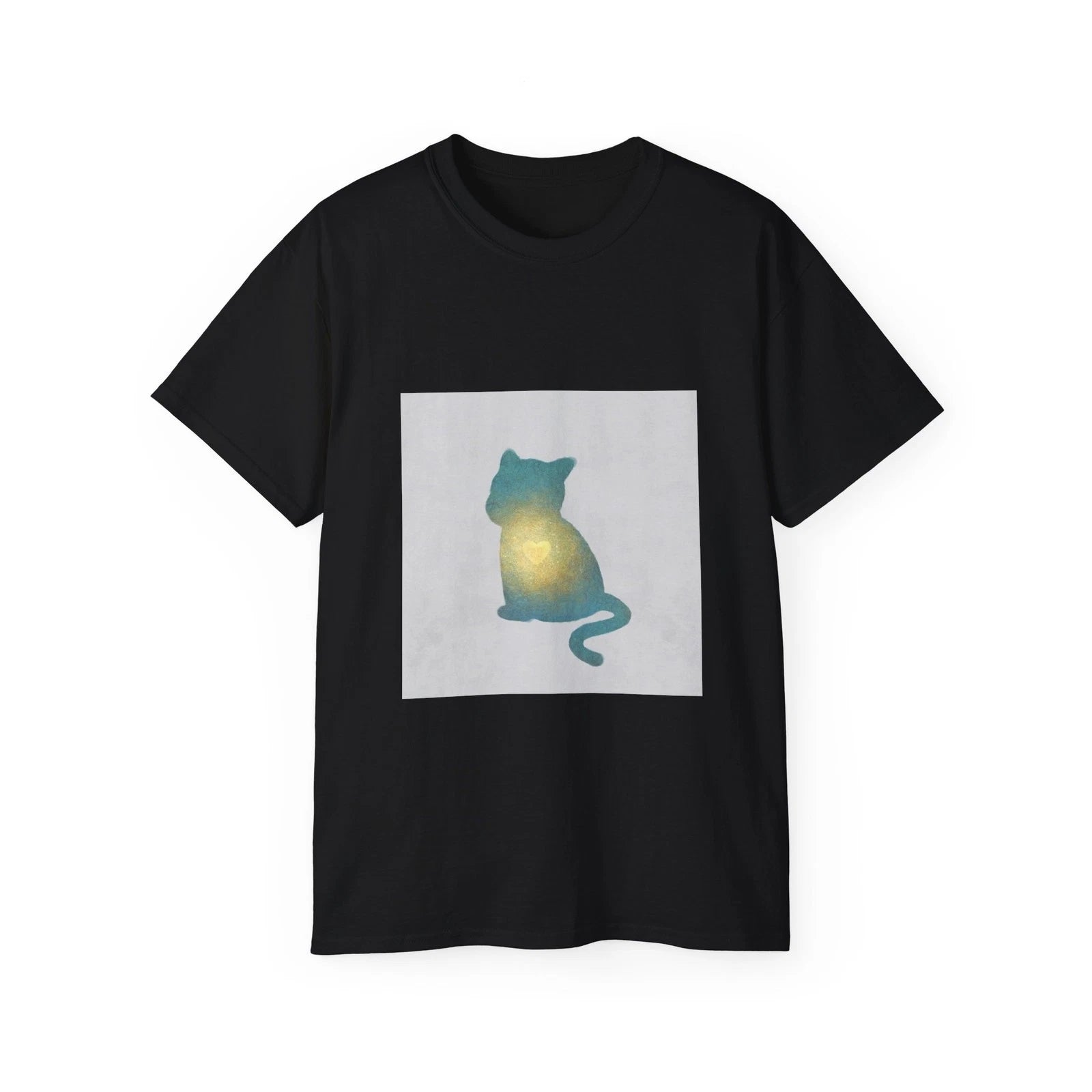 Cat Heart Light Dream Love Kitten | Custom Graphic T-Shirt