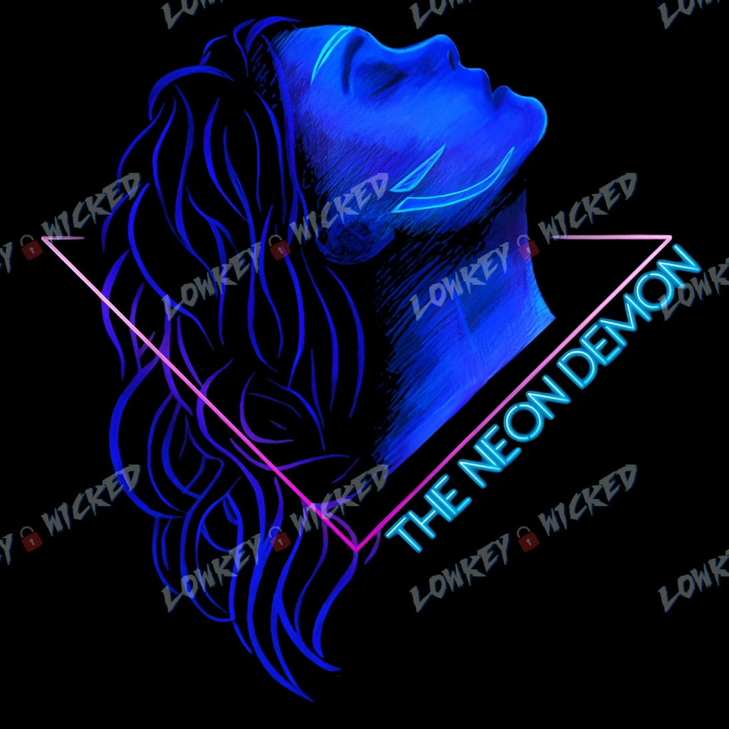 The Neon Demon T-Shirt | Vaporwave Aesthetic Tee | Retro Graphic Movie Art