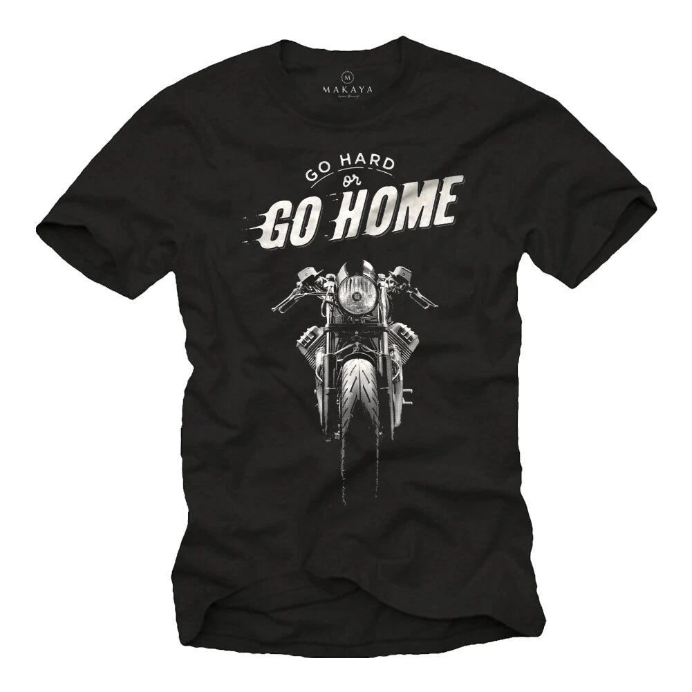 Vintage Biker T Shirt Mens Gifts For Motorcyclists Motorcycle Rocker US