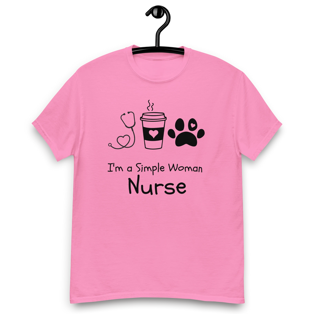 I'm a Simple Woman nurse t-shirt