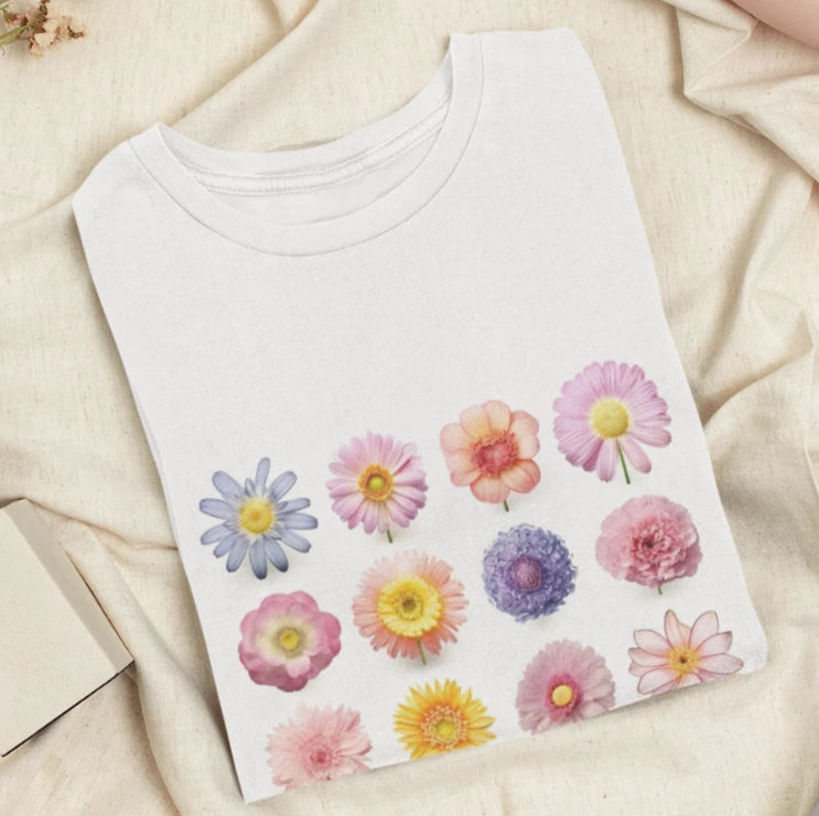 Flower T shirt | Spring Flowers | Wildflowers | Floral | Unisex Premium Cotton