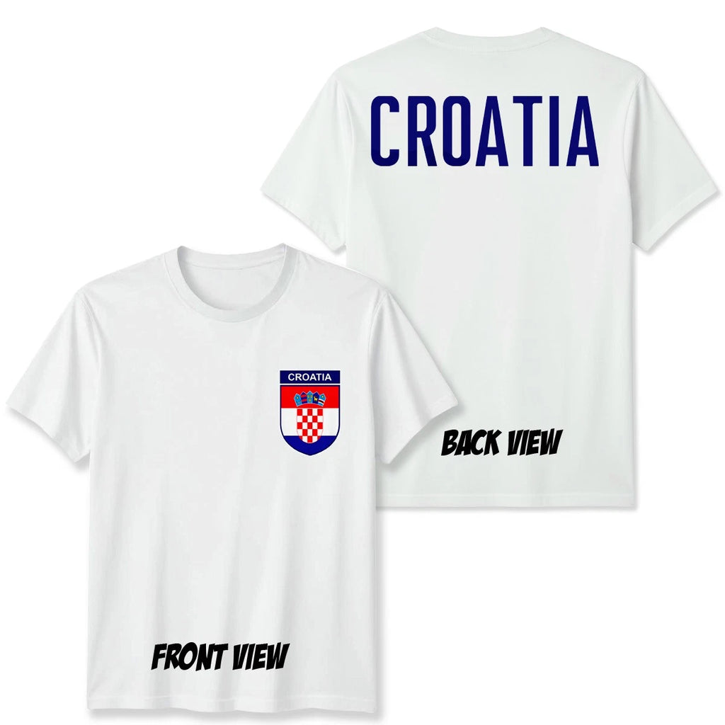 Croatia Football Unisex Kids T-Shirt Country Pride Soccer Tee #WC