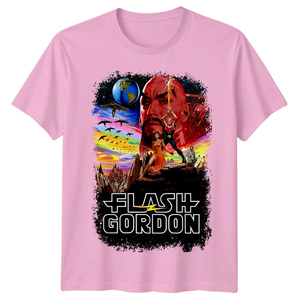 Flash Gordon (1980) Movie Poster Inspired T-Shirt Retro 80s Tee