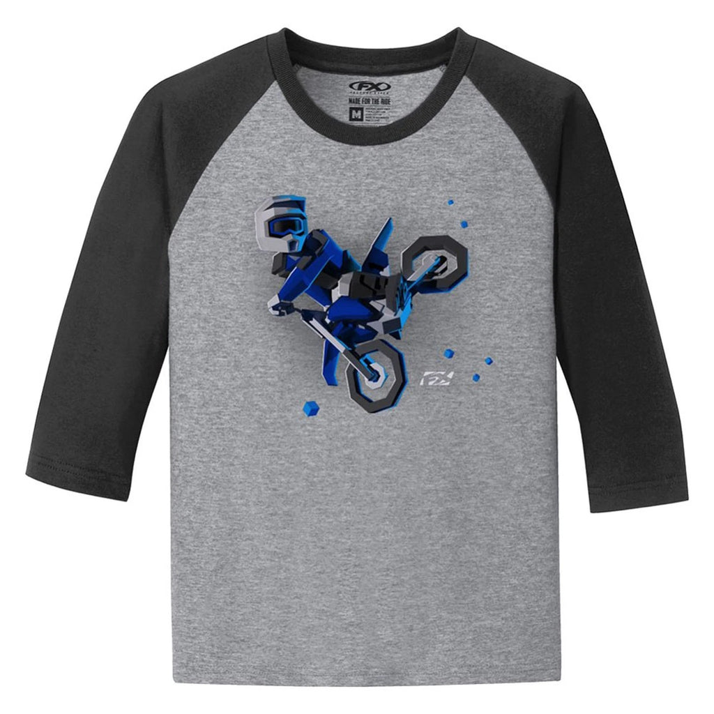 Factory Effex Youth Moto Kids Baseball Shirt 21-83724 468863