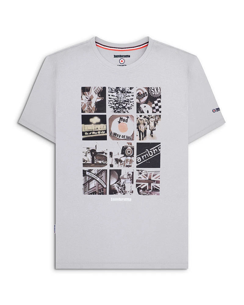 Lambretta Mens Photo Print Tee BNWT
