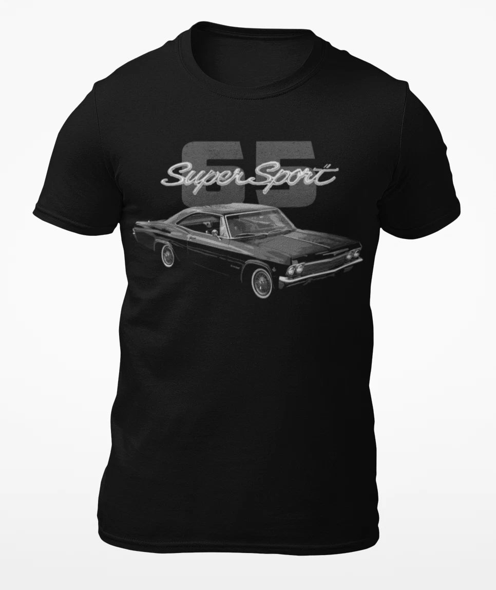 1965 Chevy Impala SS Super Sport Classic Cars Short-Sleeve Unisex T-Shirt