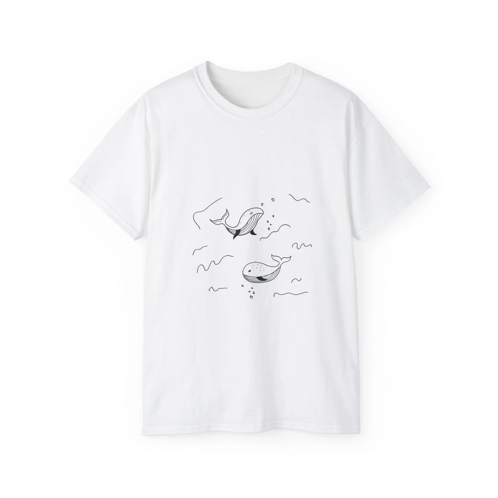 Whale Nature Fish Sea Animal Ocean | Custom Graphic T-Shirt