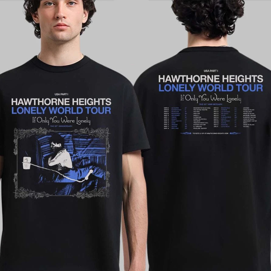 Hawthorne Heights Lonely World Tour 2026 North America 20th Anniversary City Dat