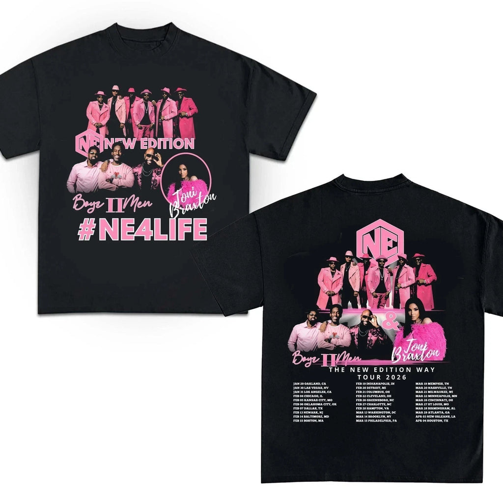 SALE! The New Edition Way Tour 2026 Unisex T Shirt