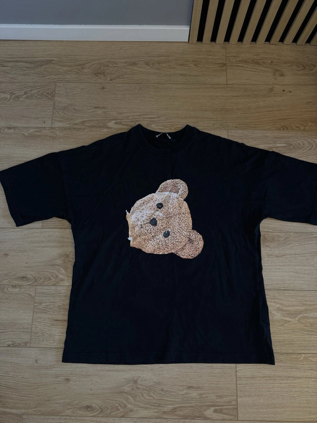 Palm Angels Teddy Bear Kill The Bear T-Shirt Black Size M Oversized Authentic