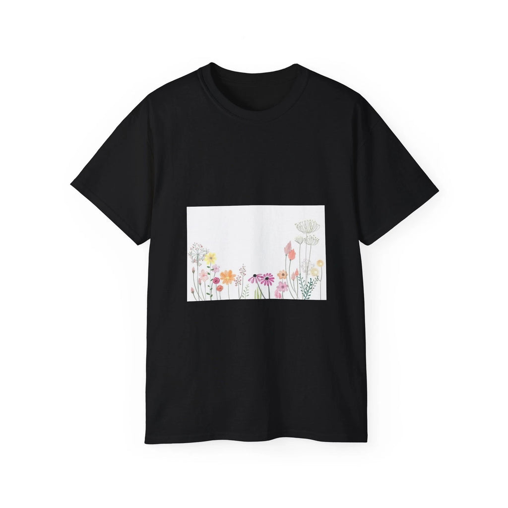 Flower Spring Floral Artwork Nature Pastel | Custom Graphic T-Shirt