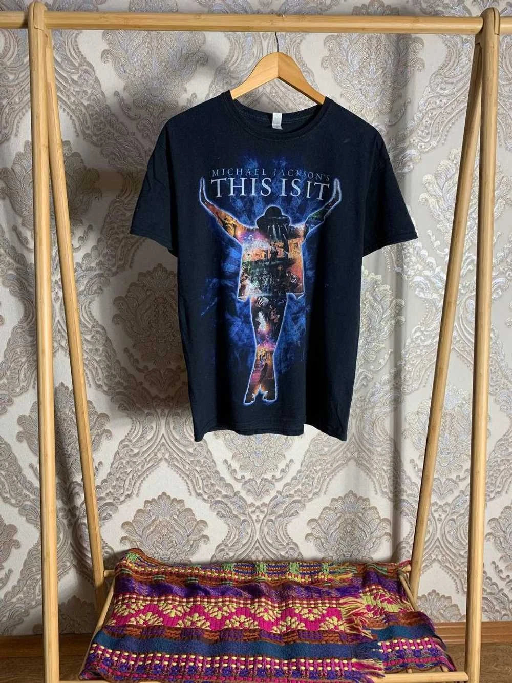 Rare 90s Michael Jackson This Is It Music King Vintage Y2K T-Shirt Men's Tee