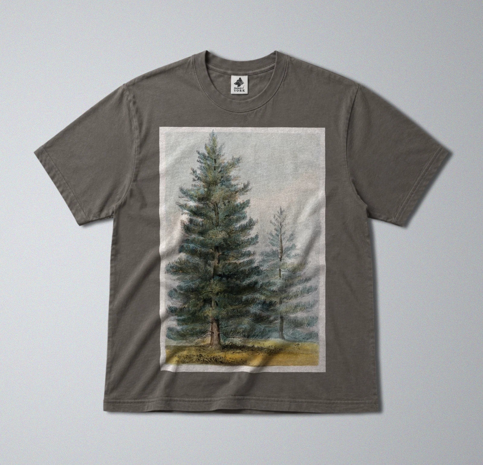100% Cotton Tee - Regular Fit - Unisex - Pine tree Print - Woodland & Forest art