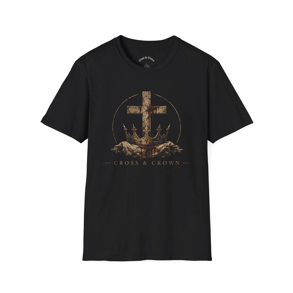 Cross and Crown T-Shirt | Unisex Gildan 64000 Soft Style shirt