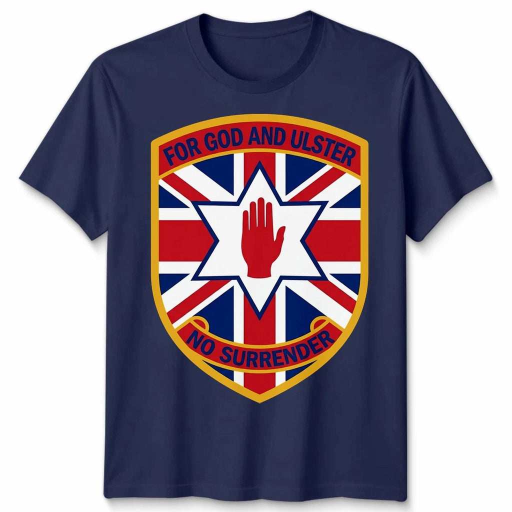 For God And Ulster Unisex T Shirt No Surrender Battle Of The Boyne Tee